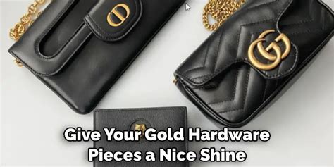 how to clean prada logo gold hardware|How to Restore Gold Hardware on Handbag .